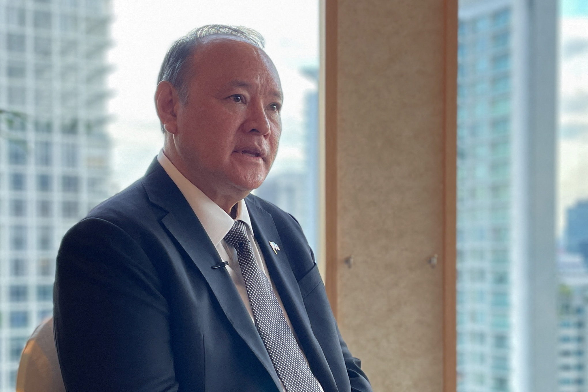 Philippines' Secretary of National Defense Teodoro, Jr. interview in Singapore