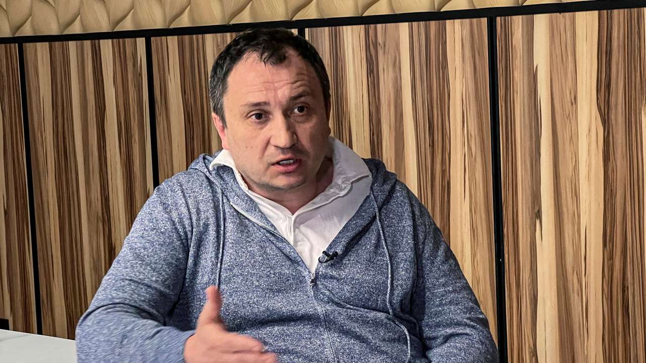 FILE PHOTO: Ukrainian Agriculture Minister Solskyi attends an interview with Reuters in Kyiv