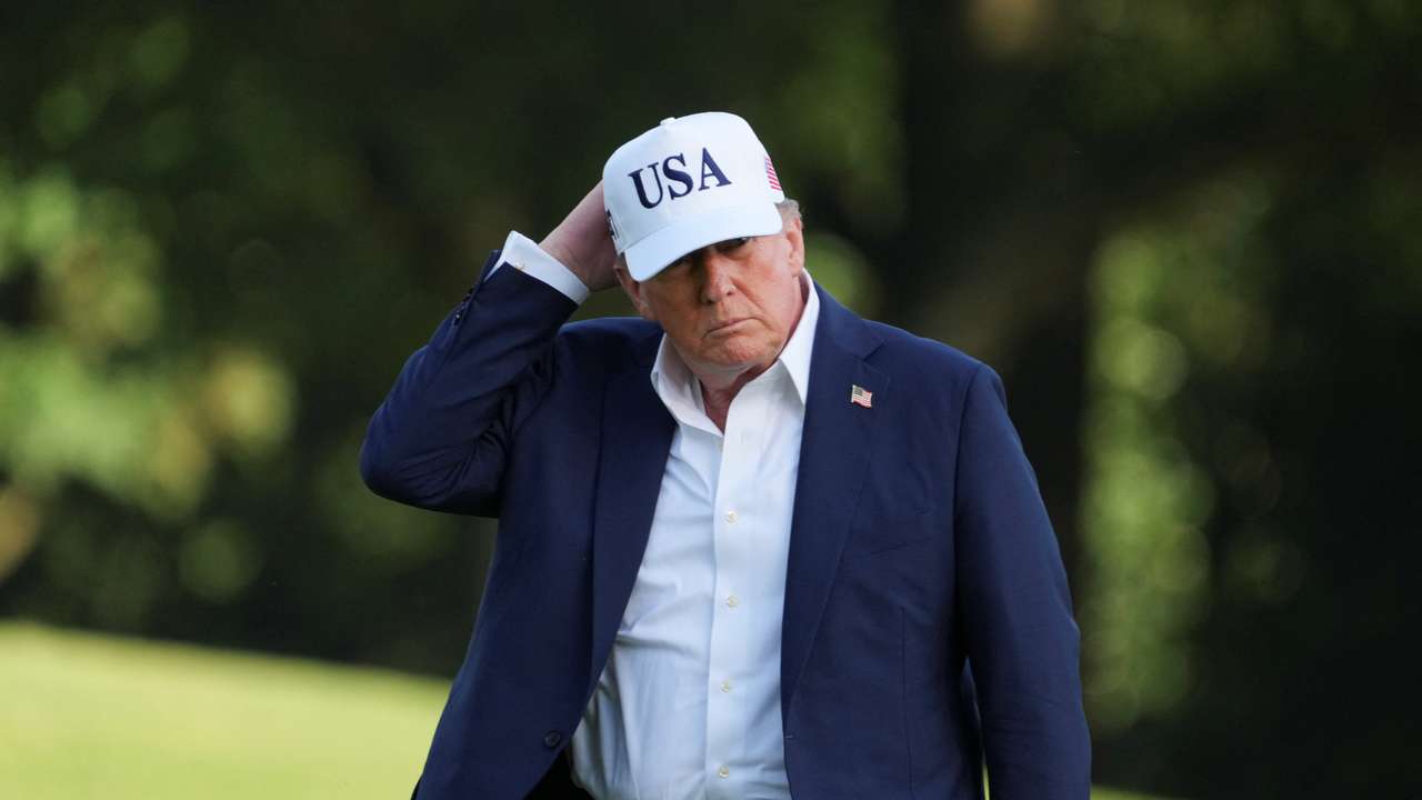 FILE PHOTO: U.S. President Donald Trump arrives at the White House in Washington