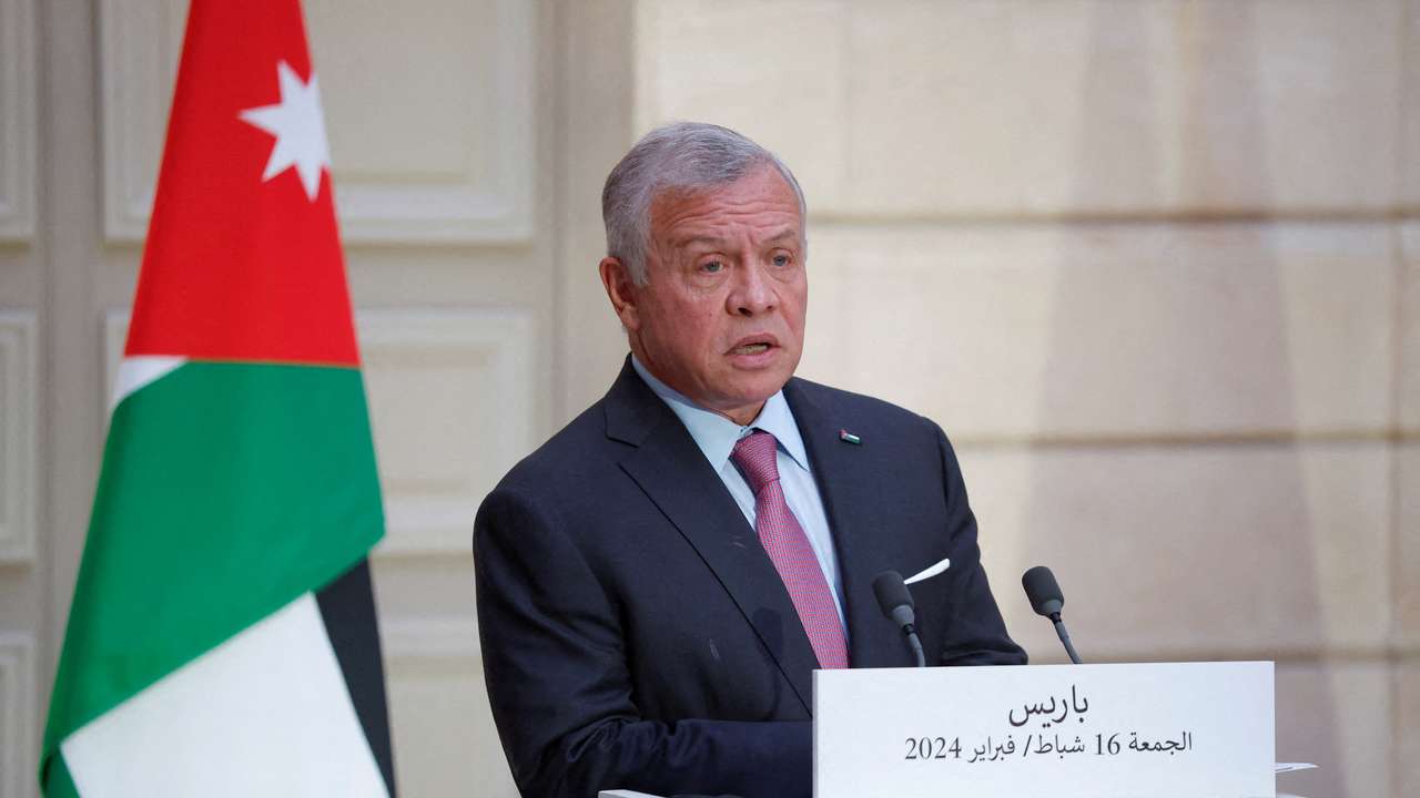 FILE PHOTO: King of Jordan Abdullah II visits Paris