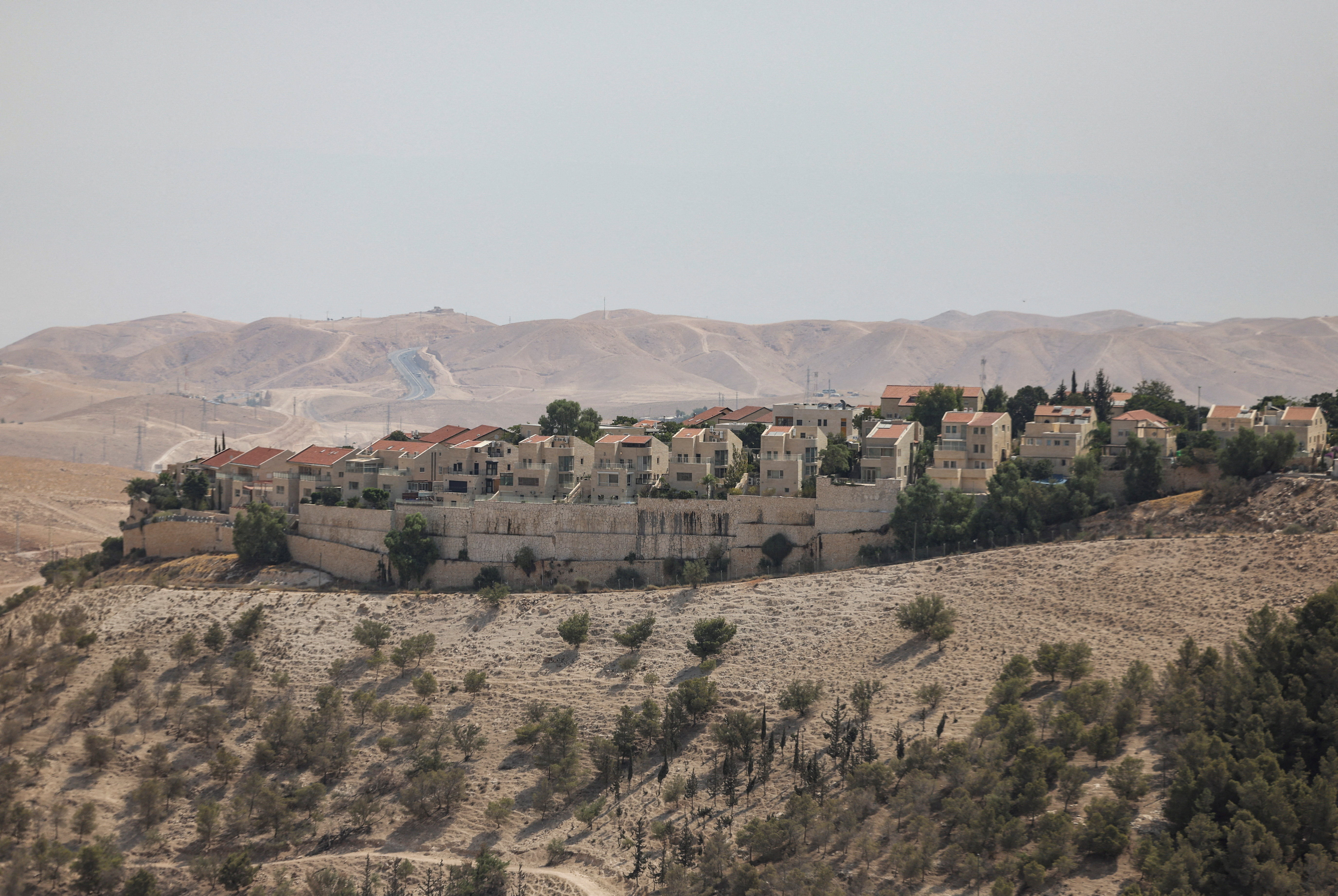 A view of the Israeli settlement of Maale Adumim, in the Israeli-occupied West Bank