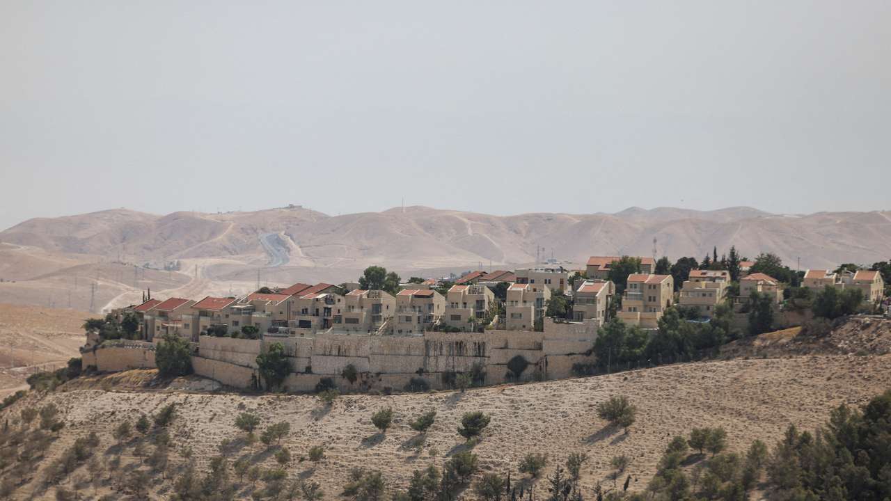 A view of the Israeli settlement of Maale Adumim, in the Israeli-occupied West Bank