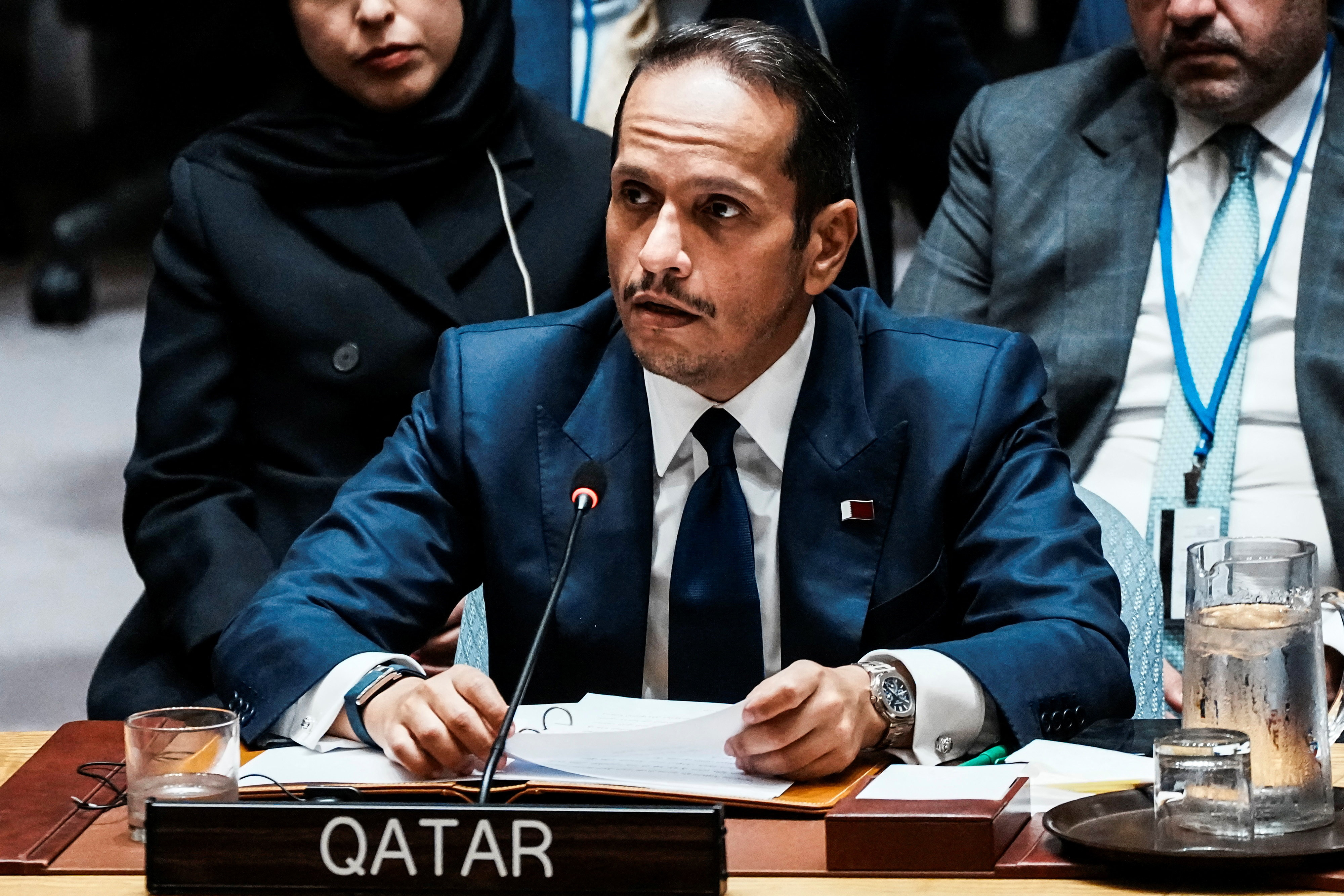 Emergency meeting of the United Nations Security Council at U.N. headquarters in New York