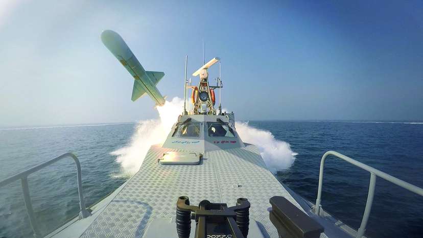 FILE PHOTO: Exercise of the Islamic Revolutionsry Guards Corps (IRGC) navy in the south of Iran