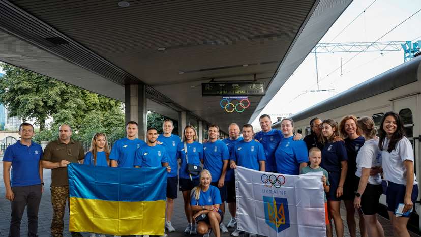 Ukrainian athletes depart for Paris 2024 Olympics