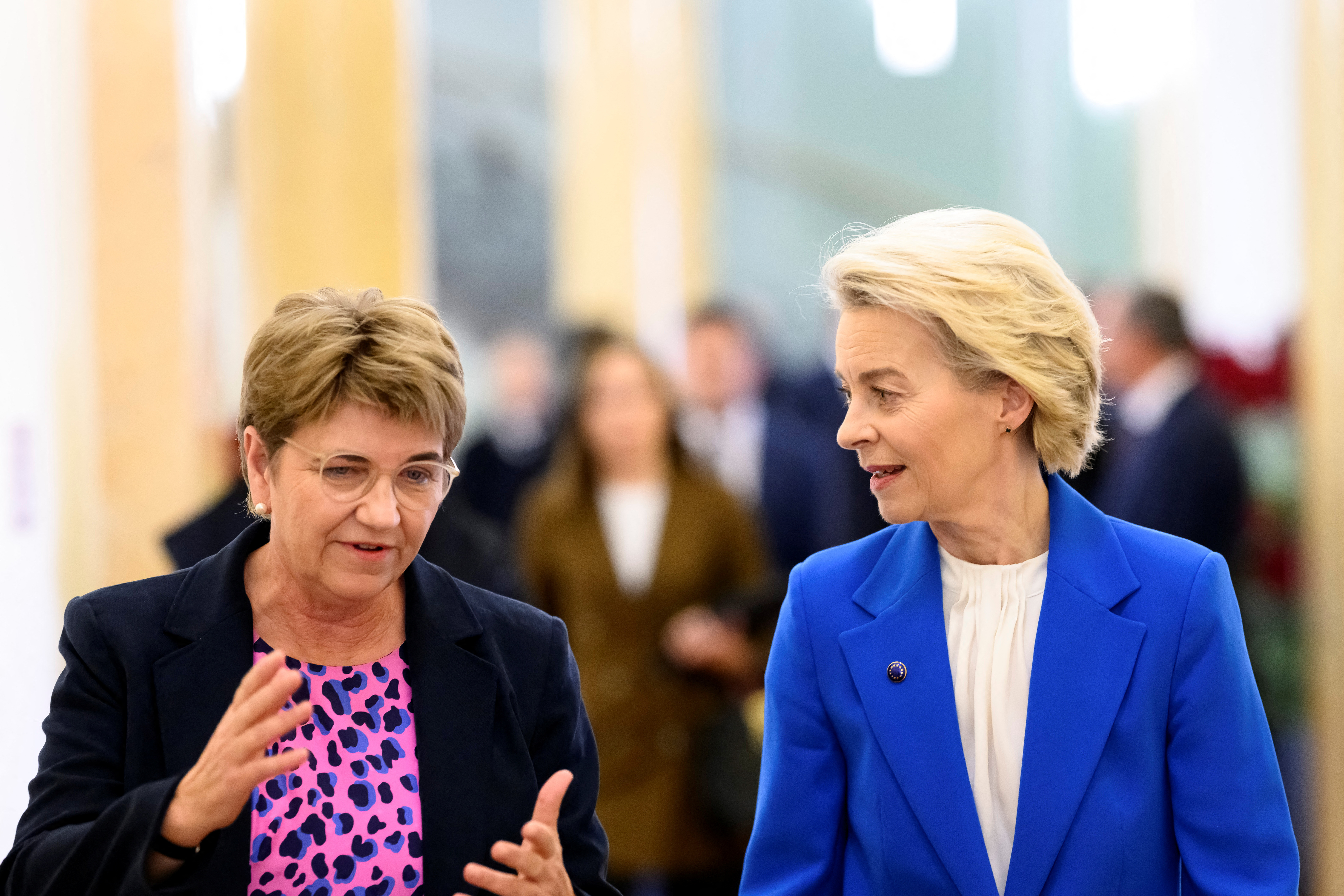 Swiss Confederation President Amherd meets European Commission President Leyen in Bern