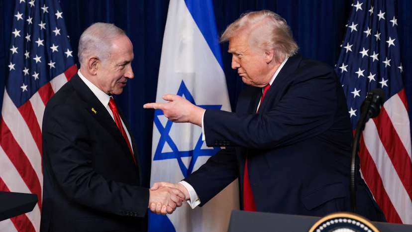 U.S. President Trump meets Israeli PM Netanyahu at Trump’s Mar-a-Lago club, in Palm Beach