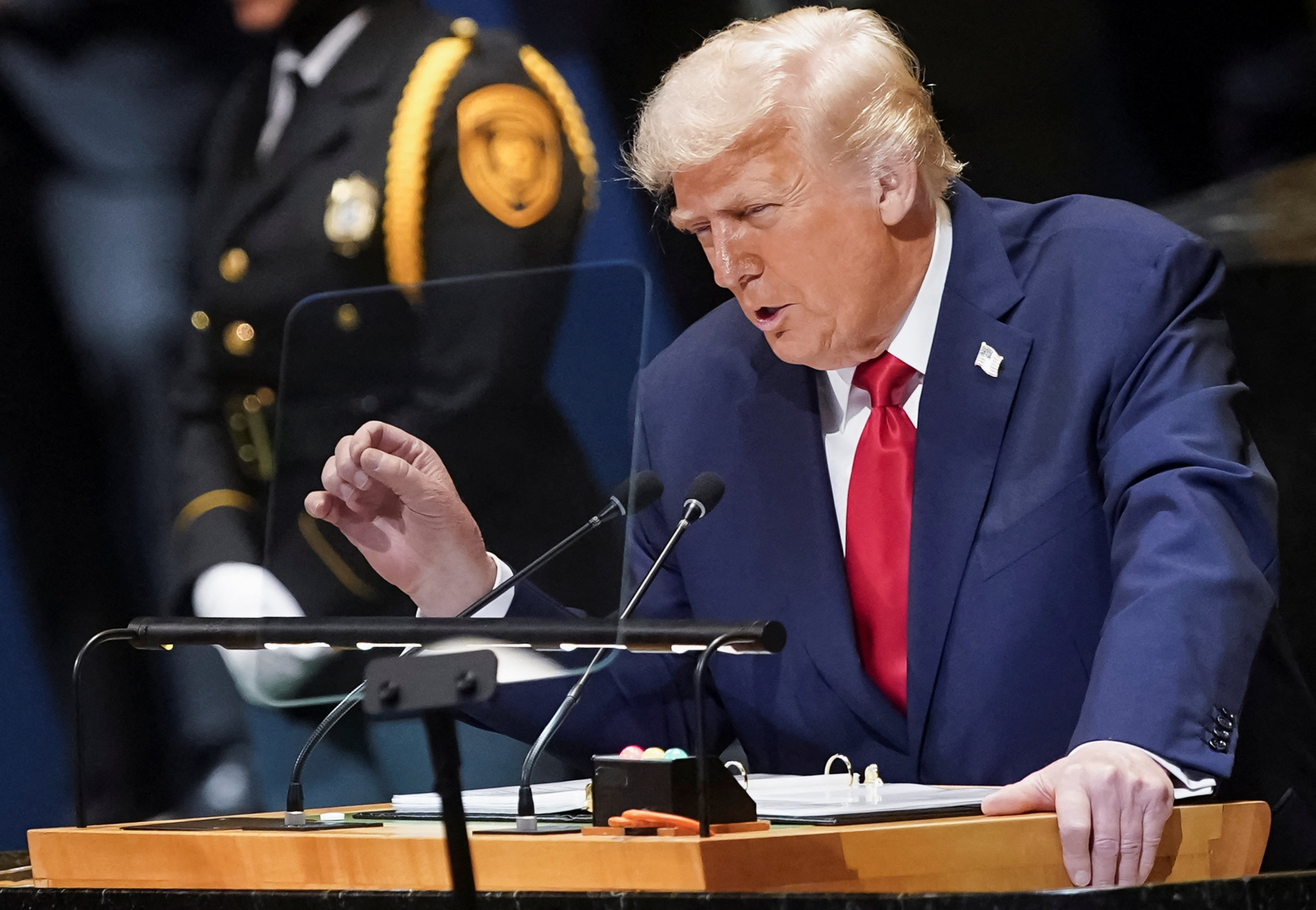 U.S. President Trump attends the 80th United Nations General Assembly, in New York City