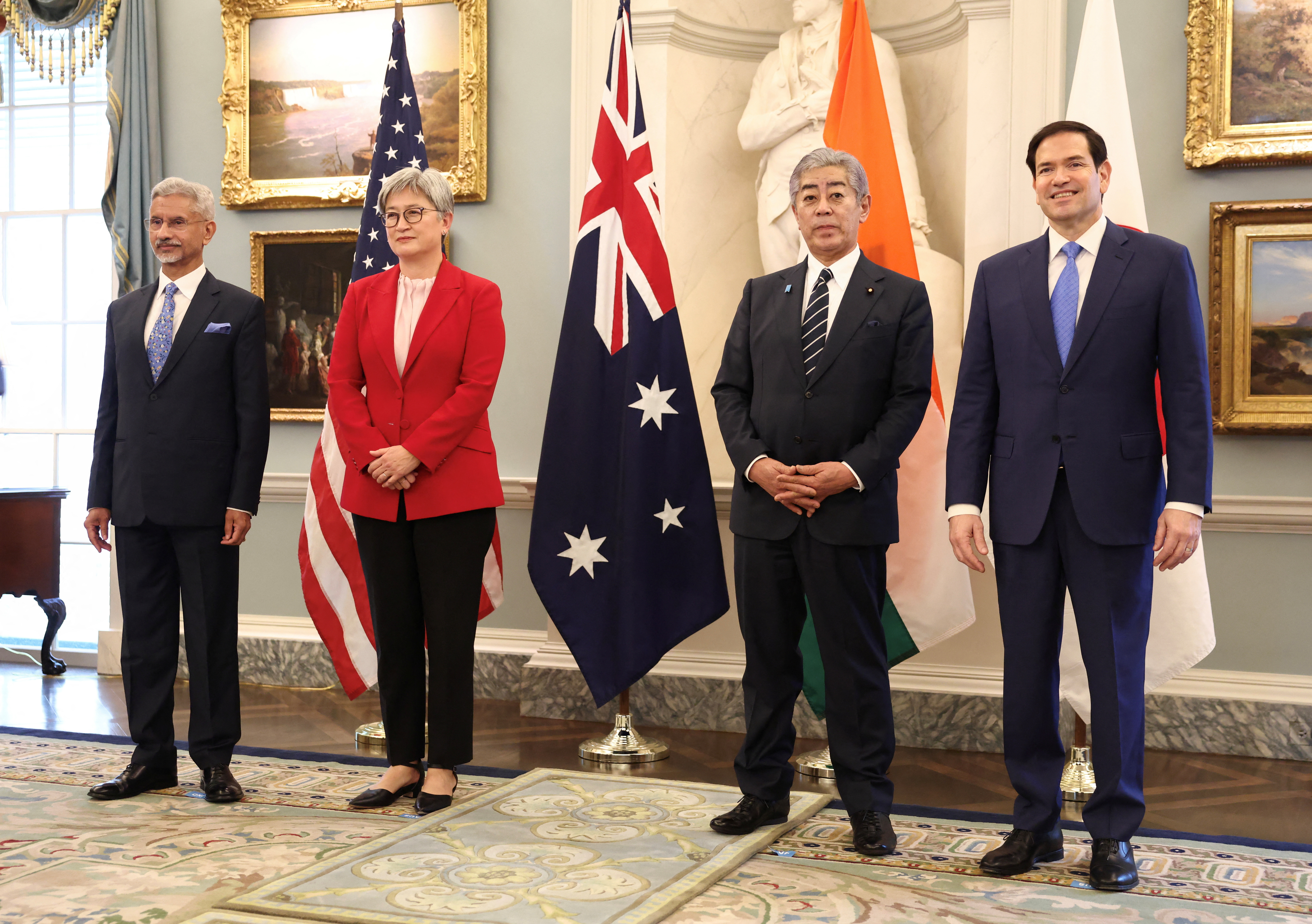 Indo-Pacific Quad meeting at the State Department in Washington