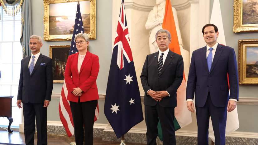 Indo-Pacific Quad meeting at the State Department in Washington