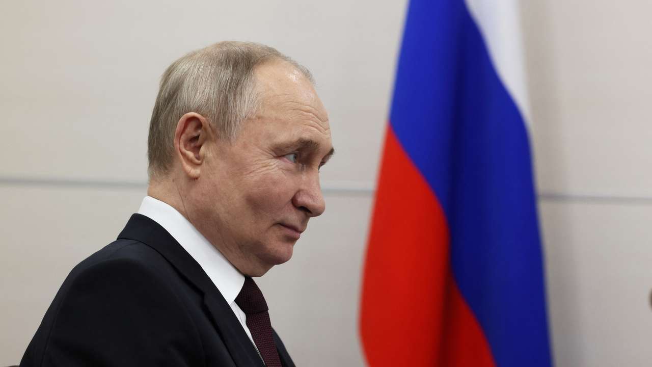Russian President Vladimir Putin meets with Krasnodar Region Governor Veniamin Kondratyev in Krasnodar
