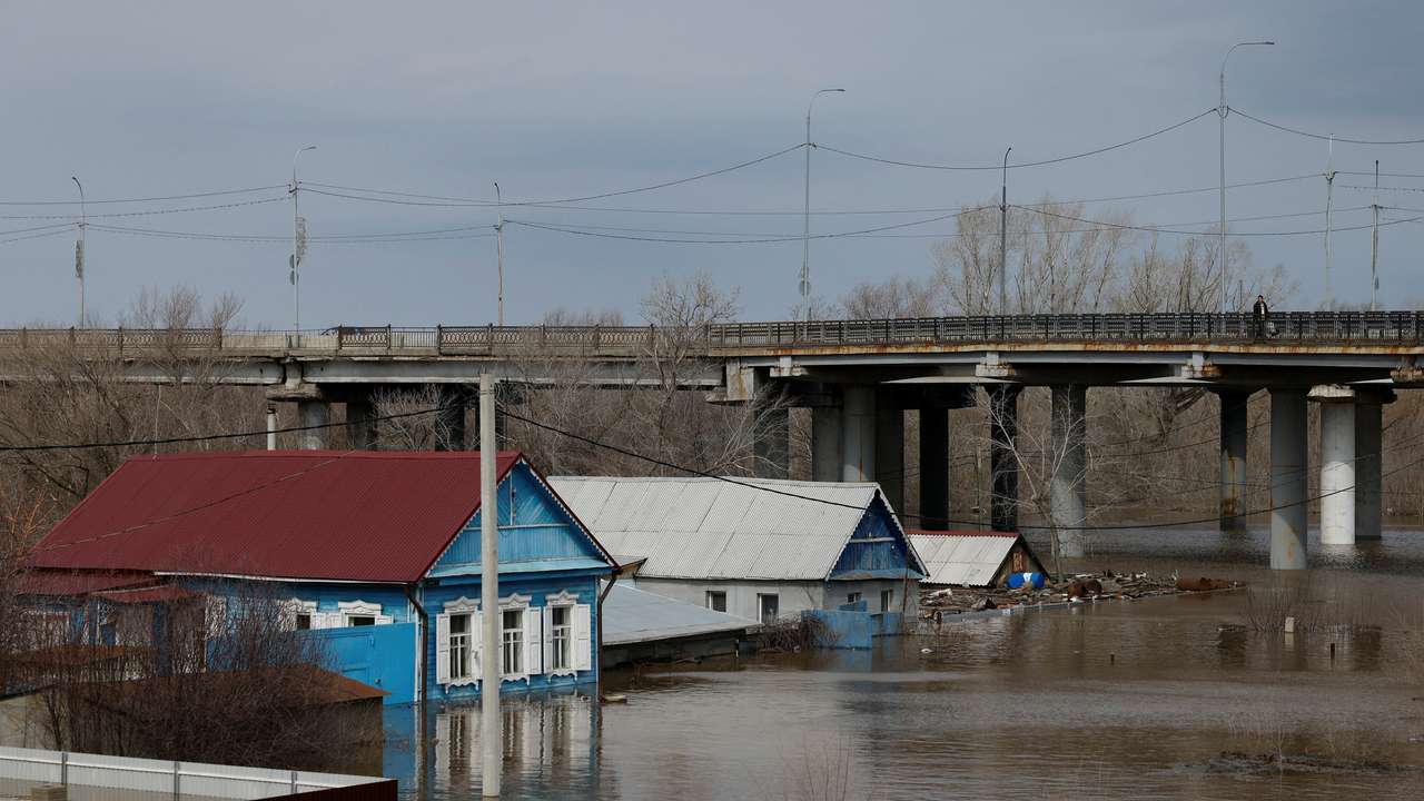 Flooding in Orenburg region