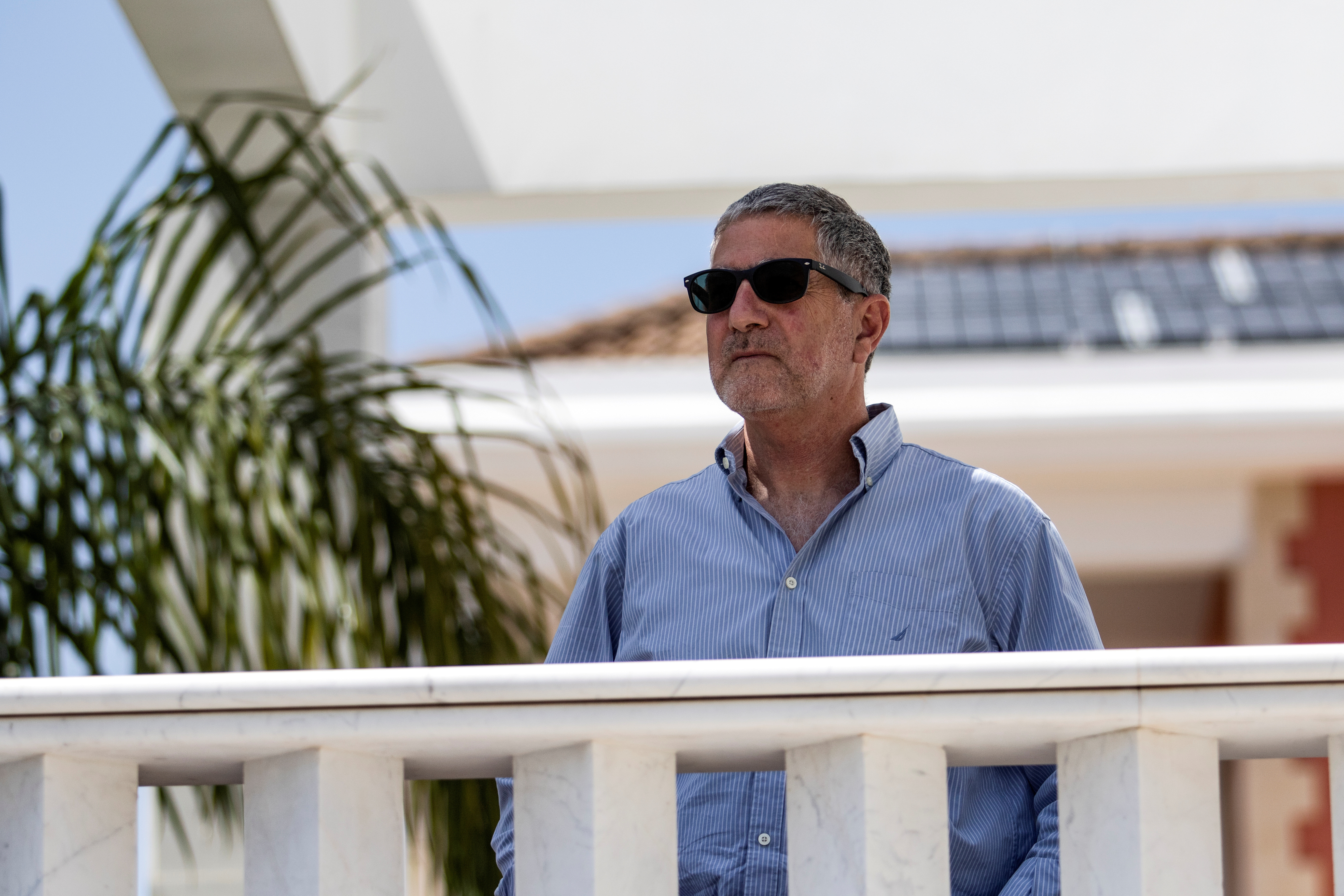 Intellexa Co-CEO Tal Dilian poses for a picture at his house in Limassol, Cyprus