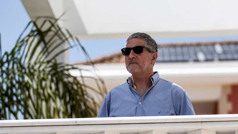 Intellexa Co-CEO Tal Dilian poses for a picture at his house in Limassol, Cyprus