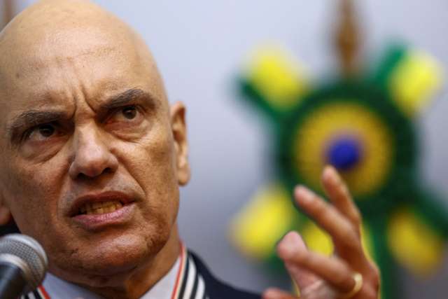 FILE PHOTO: Brazil's Supreme Court Judge Alexandre de Moraes attends an event in Sao Paulo