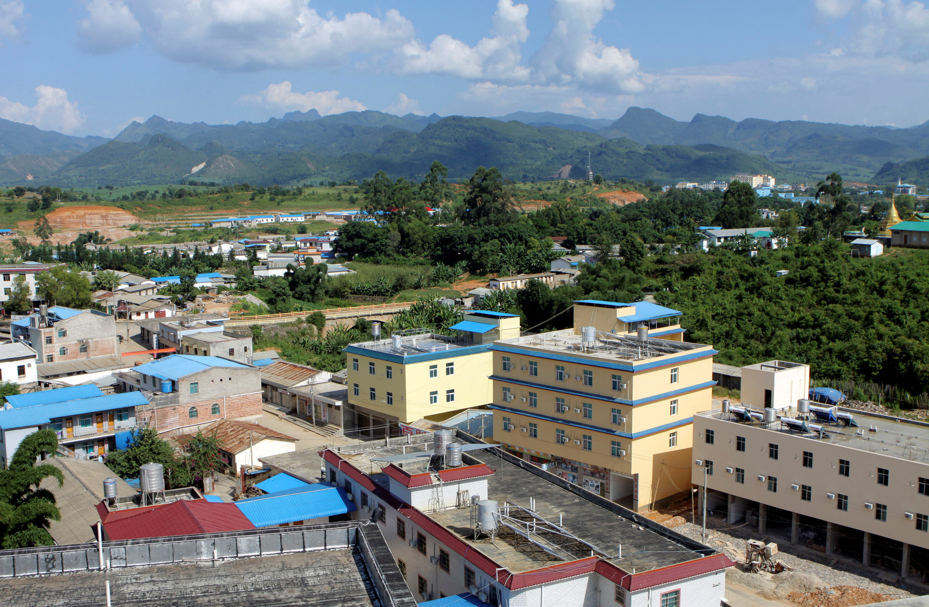 FILE PHOTO: A general view shows Laukkai, the capital of Myanmar's Kokang region