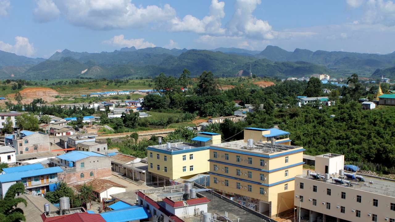 FILE PHOTO: A general view shows Laukkai, the capital of Myanmar's Kokang region