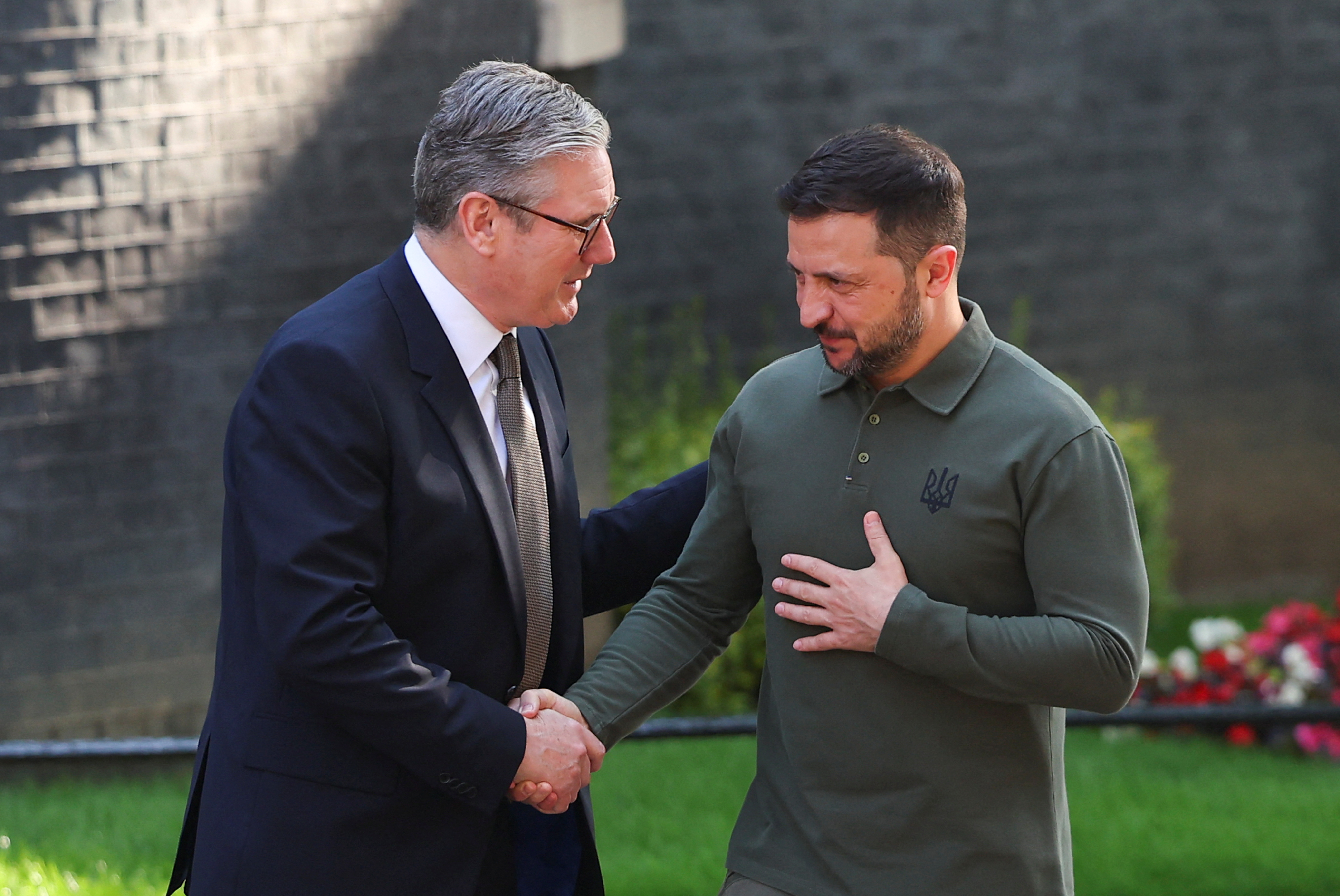 UK PM Starmer hosts Ukraine President Zelenskiy at Downing Street in London