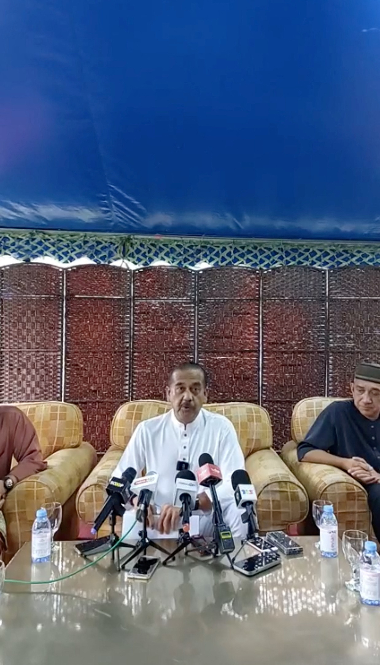 Malaysian IGP Tan Sri Razarudin bin Husain speaks during a press conference in Cheras, Kuala Lumpur