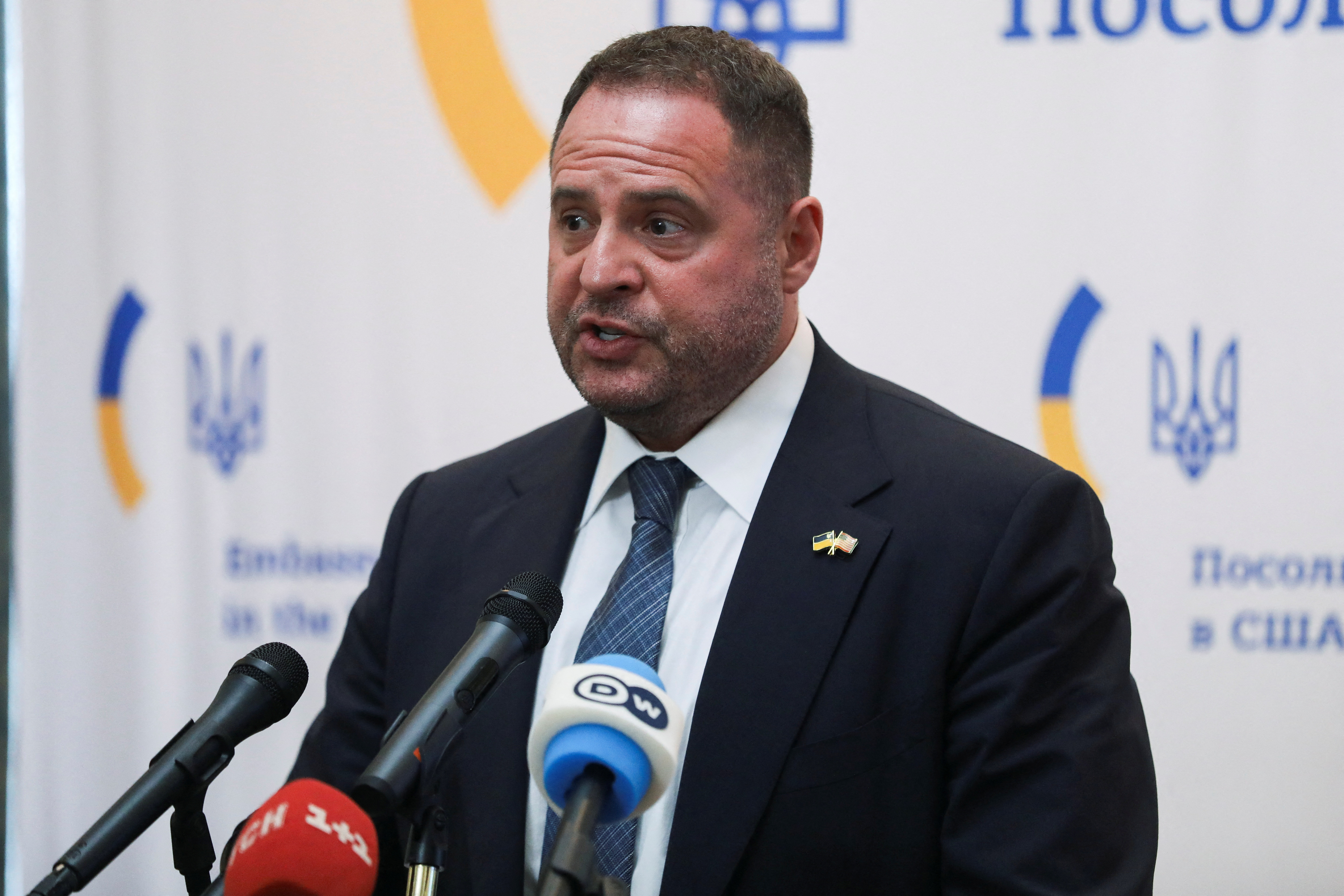 Ukrainian Officials Deliver Briefing at Ukrainian Embassy