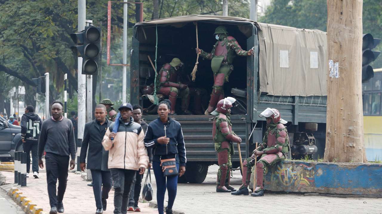 Anti-government demonstration following nationwide deadly riots over tax hikes and a controversial now-withdrawn finance bill in Nairobi