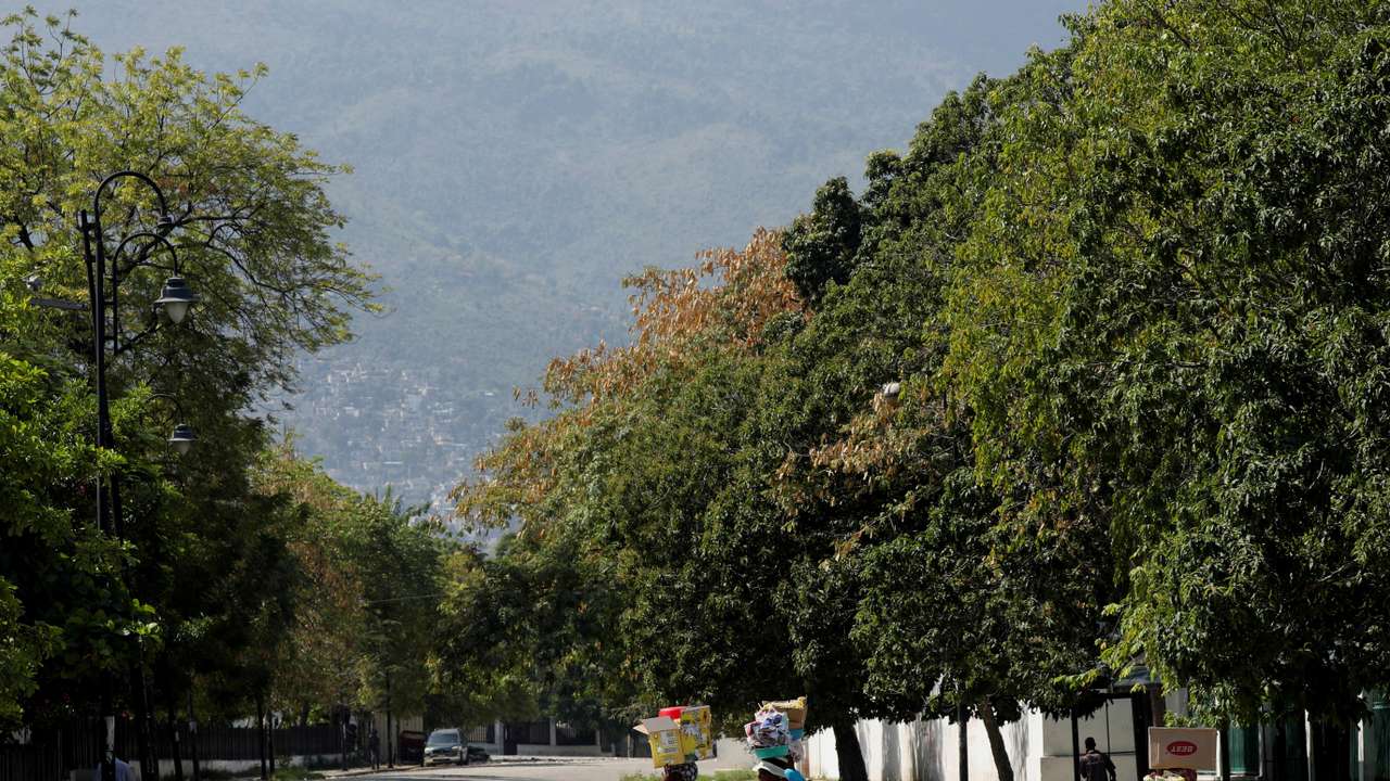 FILE PHOTO: After prime minister pledges to step down, uneasy quiet in Haiti capital
