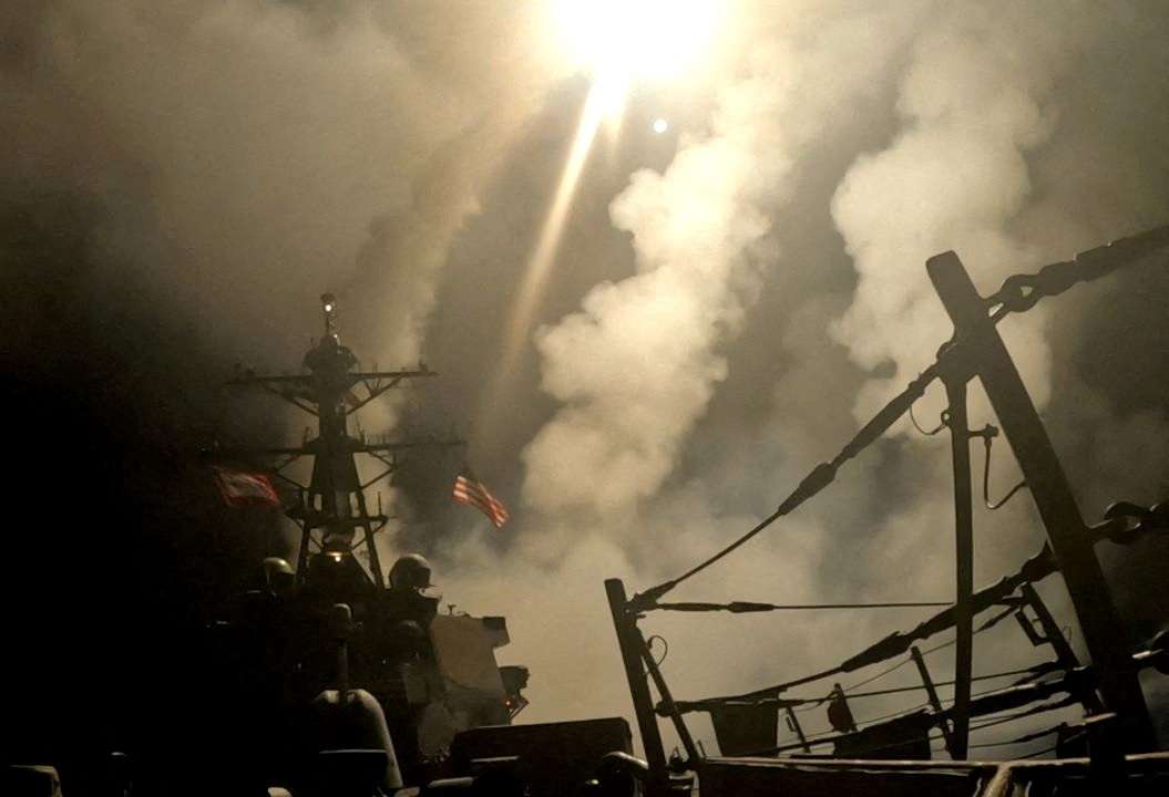 FILE PHOTO: U.S. President Donald Trump launches military strikes against Yemen's Iran-aligned Houthis