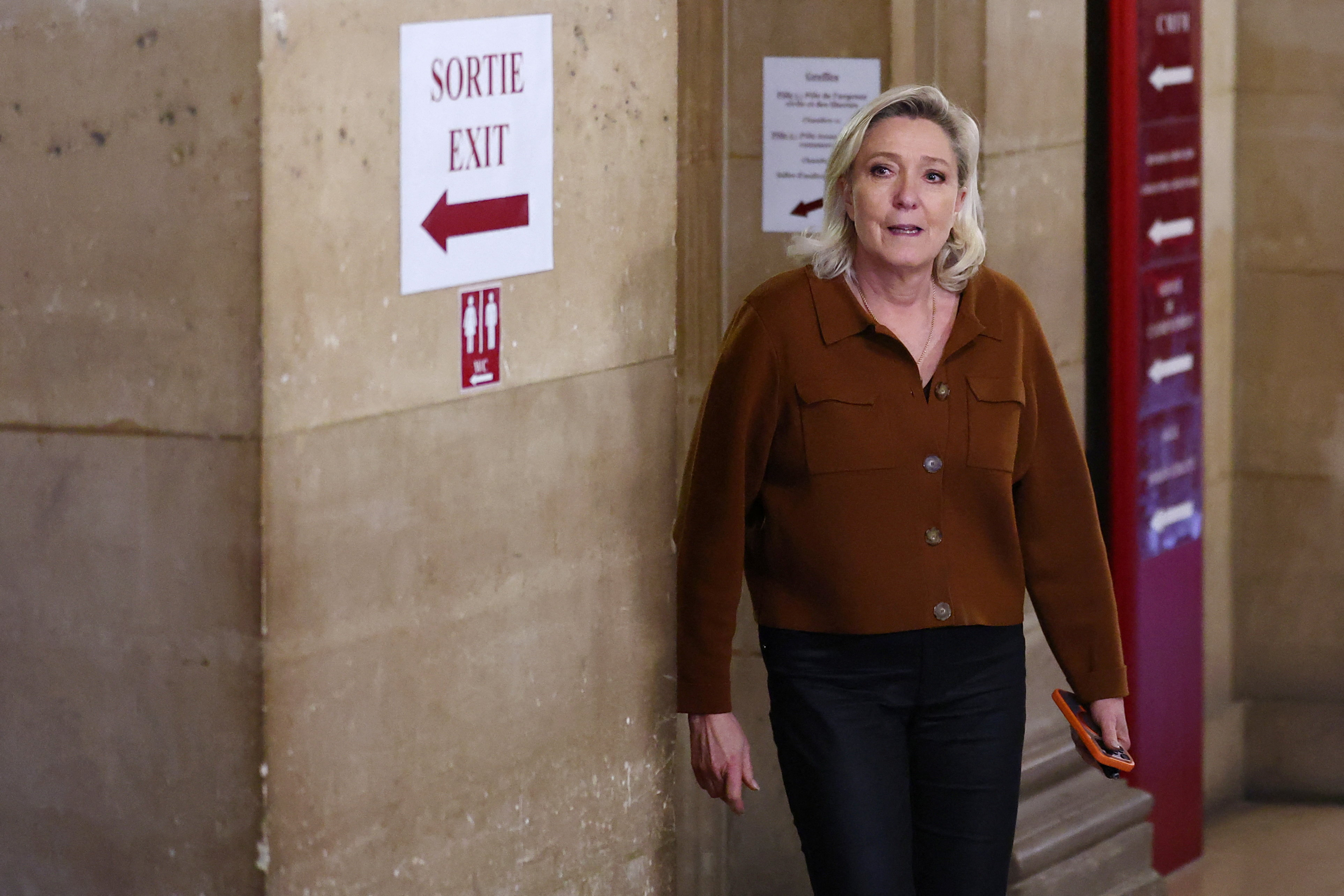 Appeal hearing of French far-right RN leader Marine Le Pen and her co-defendants over misuse of EU funds at Paris court