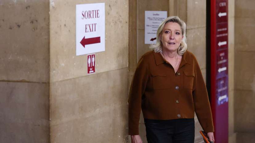 Appeal hearing of French far-right RN leader Marine Le Pen and her co-defendants over misuse of EU funds at Paris court