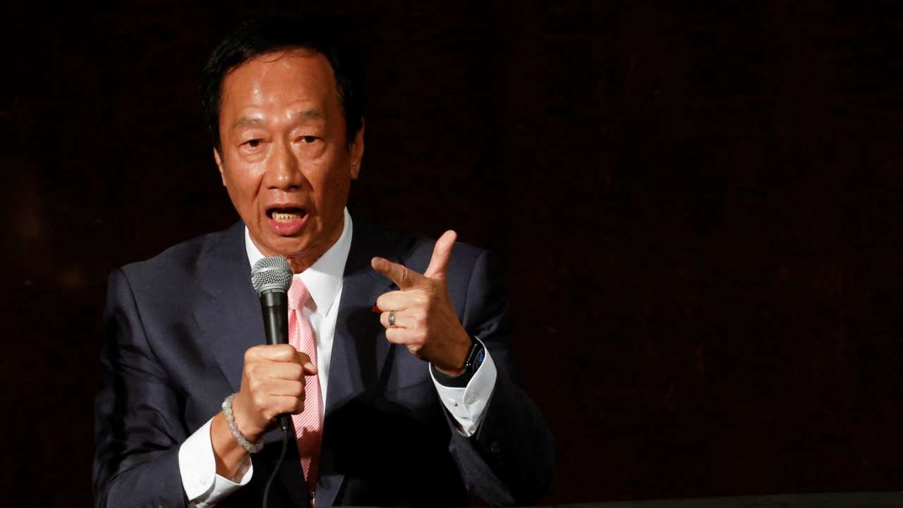 Press conference in Taipei