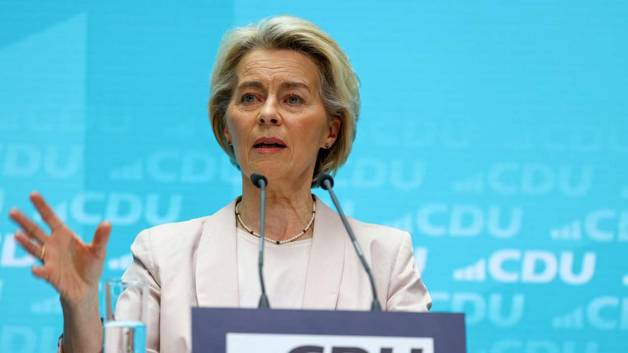 CDU party leadership meeting after the EU elections, in Berlin