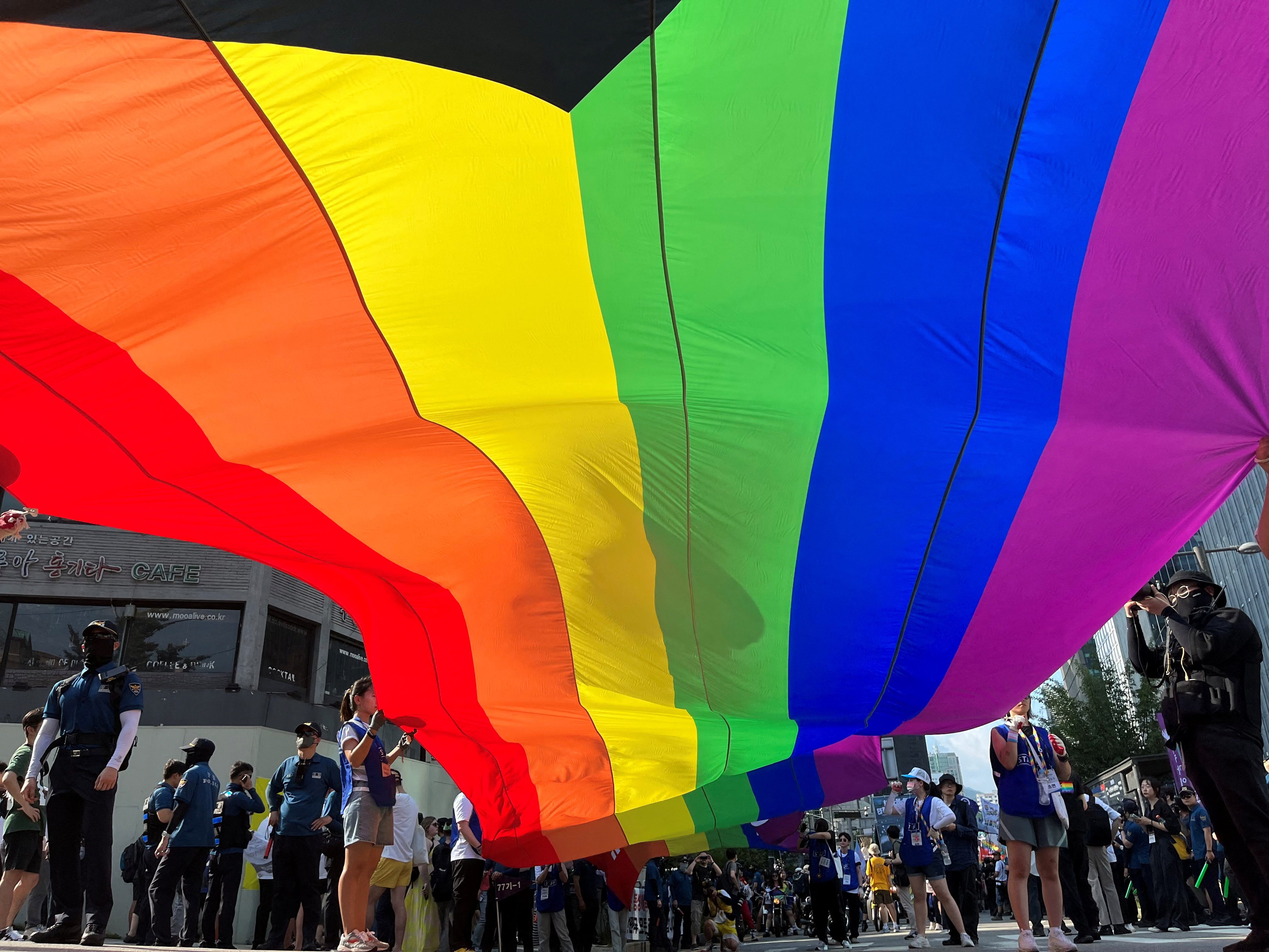 South Korea's LGBT supporters hold Pride parade in Seoul