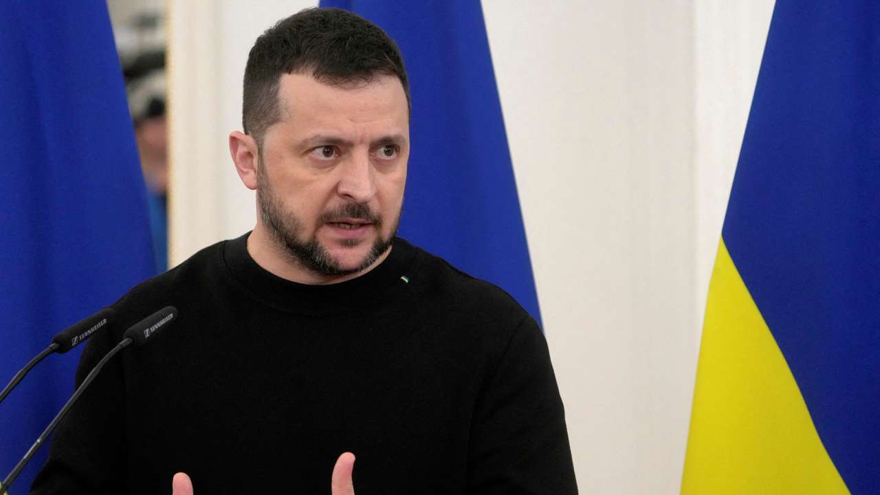 FILE PHOTO: Ukrainian President Volodymyr Zelenskiy visits Riga
