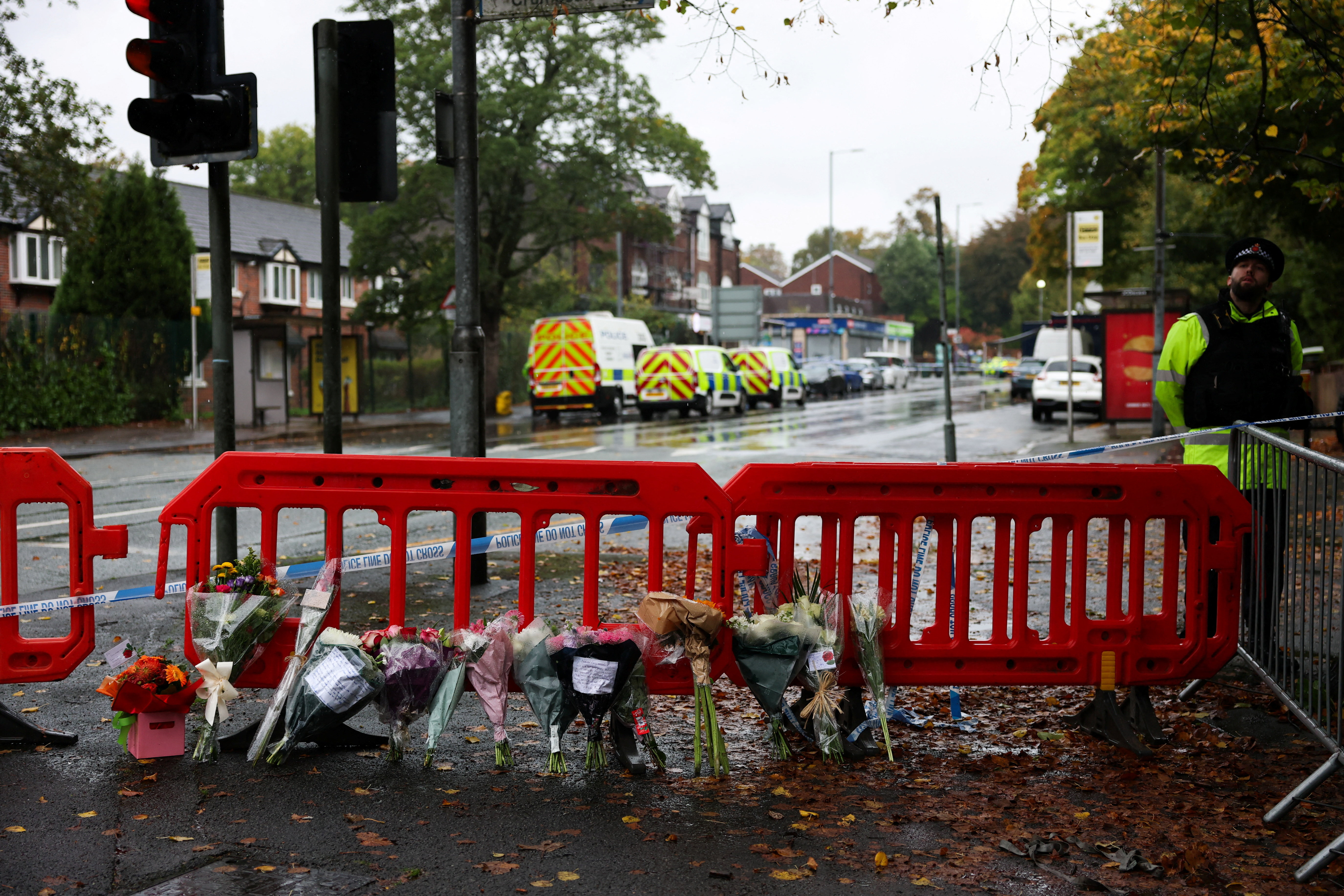 Aftermath of the Manchester synagogue attack