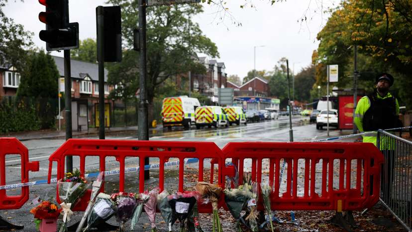 Aftermath of the Manchester synagogue attack