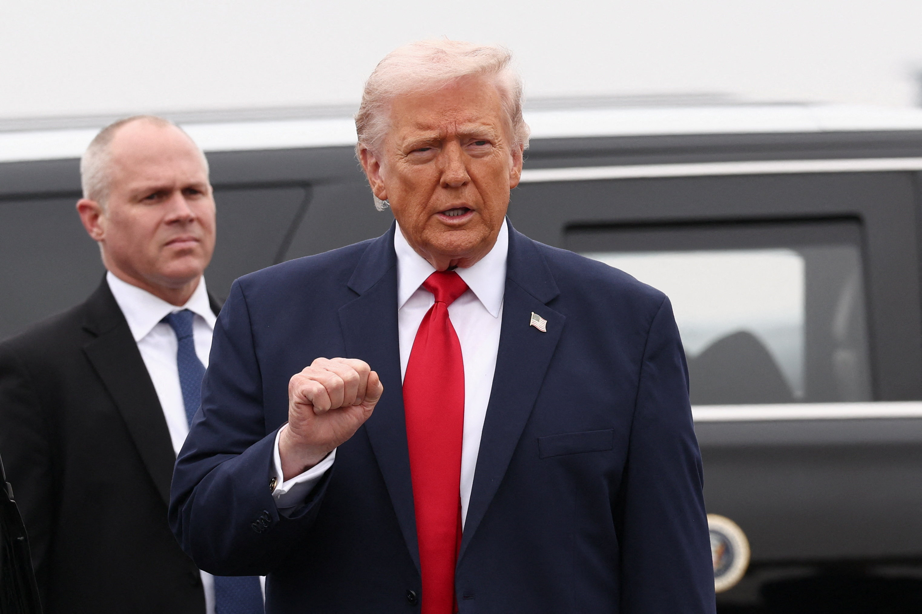 U.S. President Trump visits Dover