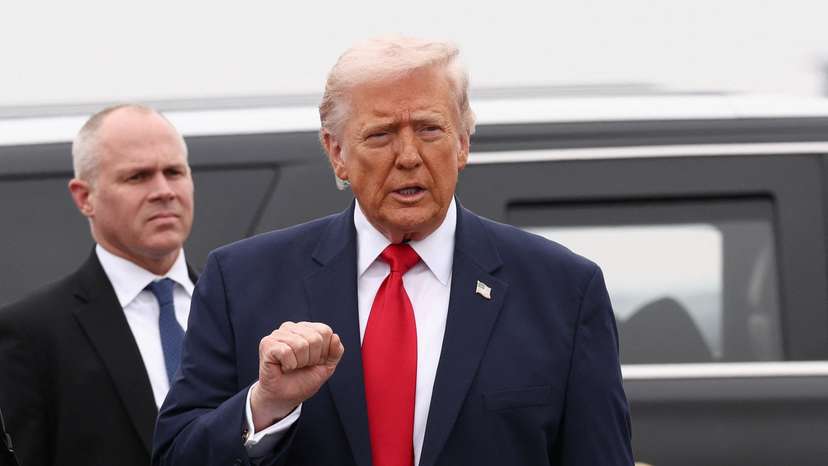 U.S. President Trump visits Dover