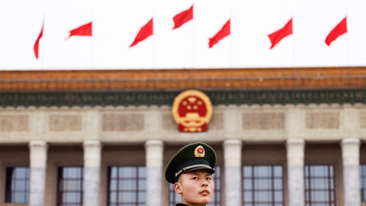 Opening session of the Chinese People's Political Consultative Conference (CPPCC) at the Great Hall of the People in Beijing