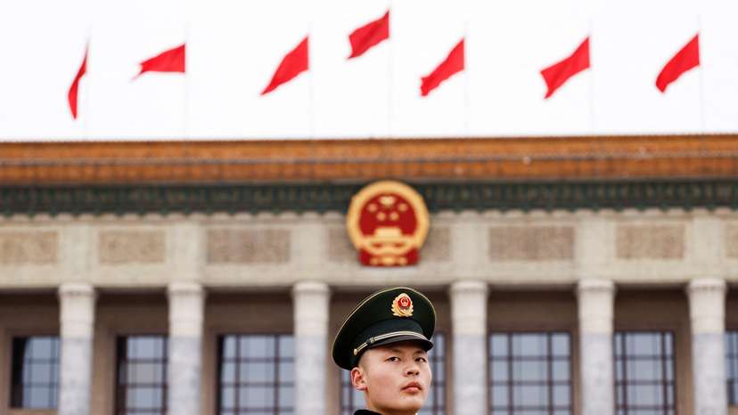 Opening session of the Chinese People's Political Consultative Conference (CPPCC) at the Great Hall of the People in Beijing