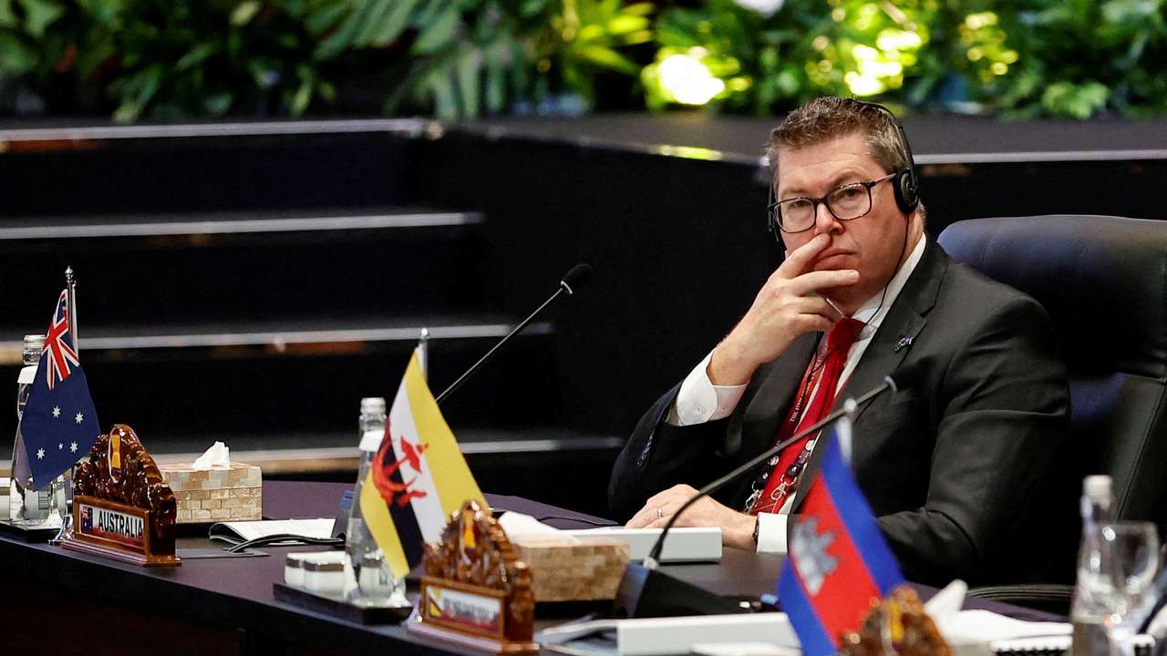 FILE PHOTO: Australia's Minister for Defence Industry Pat Conroy