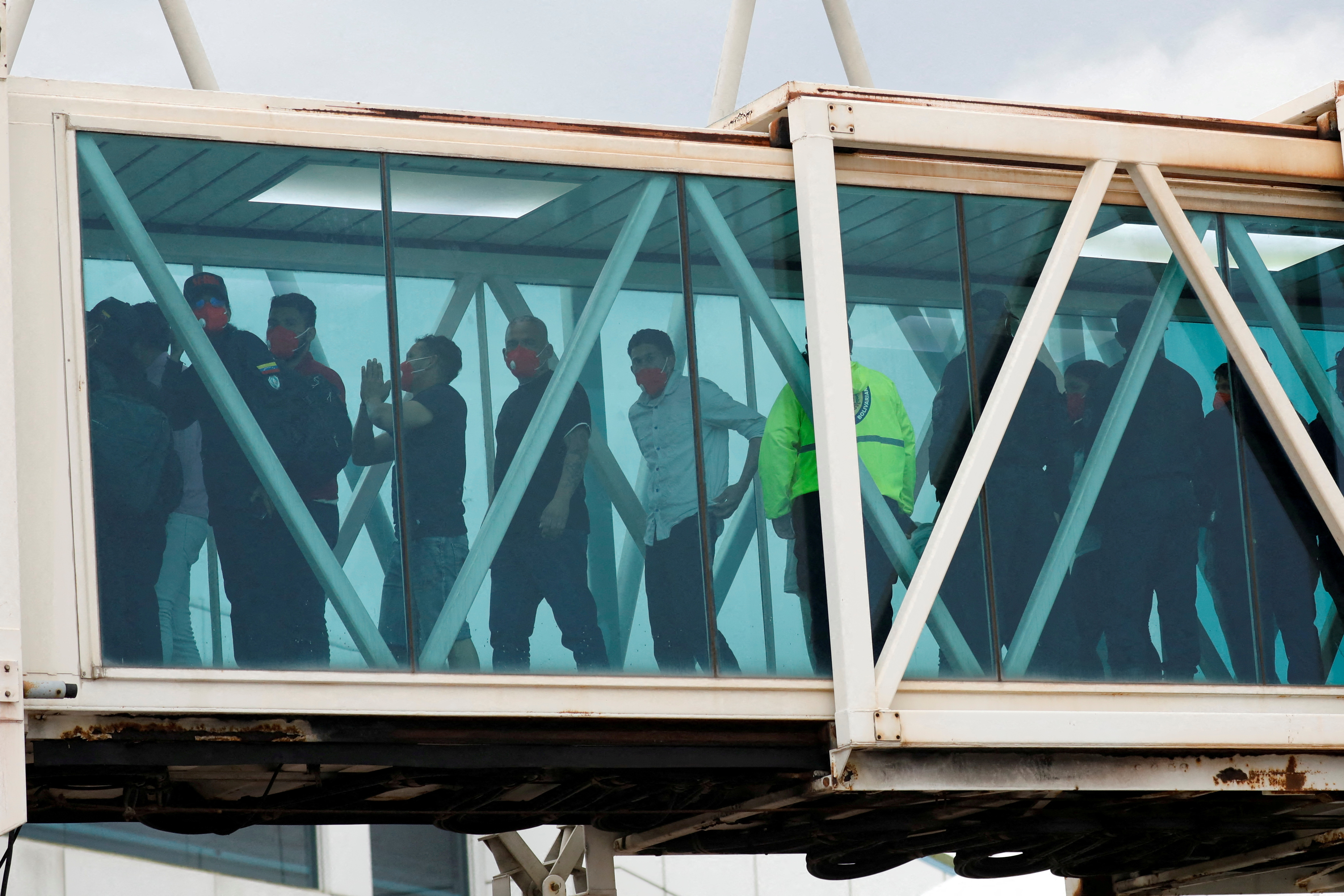 FILE PHOTO: Repatriation flight with migrants deported from U.S. lands, in Maiquetia