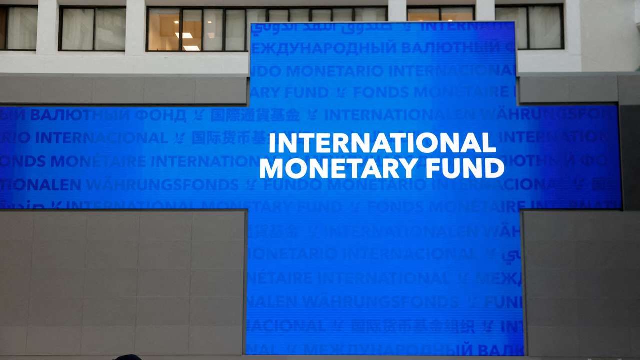FILE PHOTO: Ukraine's President Volodymyr Zelenskiy meets with International Monetary Fund Managing Director Kristalina Georgieva at the IMF in Washington