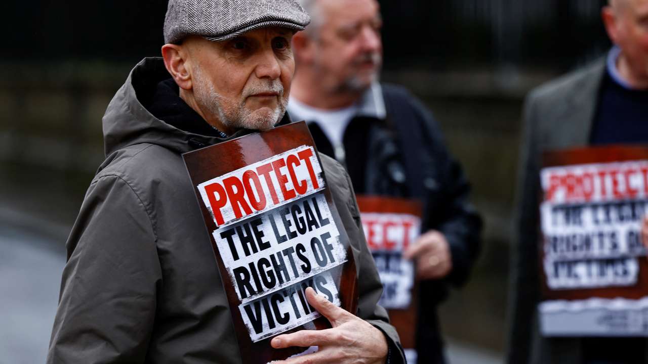 High Court judgment in landmark legal challenge to the UK government's Troubles Legacy Act, in Belfast