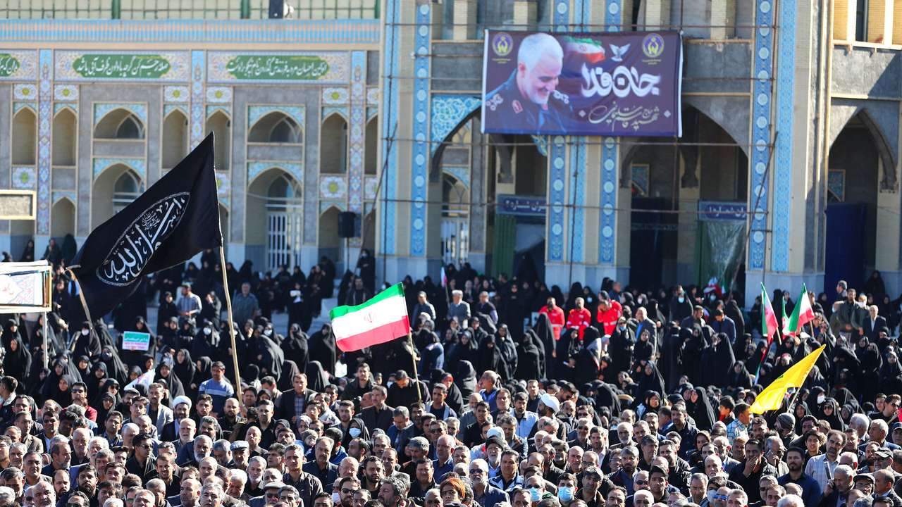 Funeral ceremony of the casualties of the Islamic State attack in Kerman