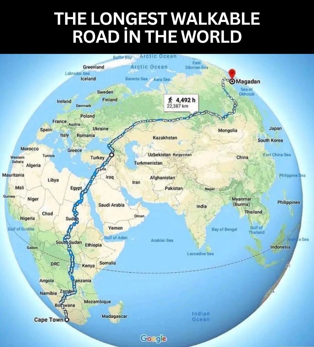 All you need to know about the world’s longest walkable road