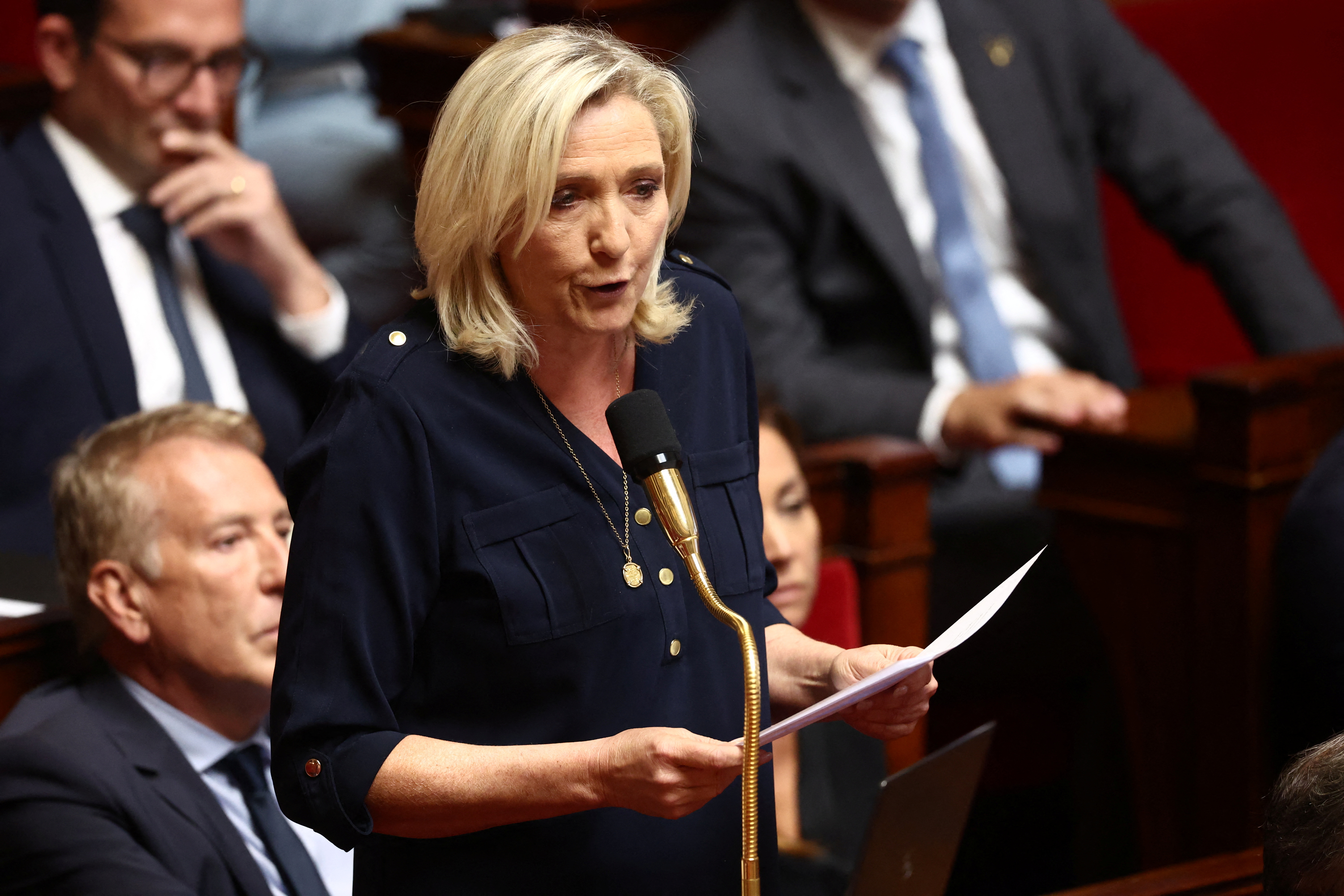 The questions to the government session at the National Assembly in Paris