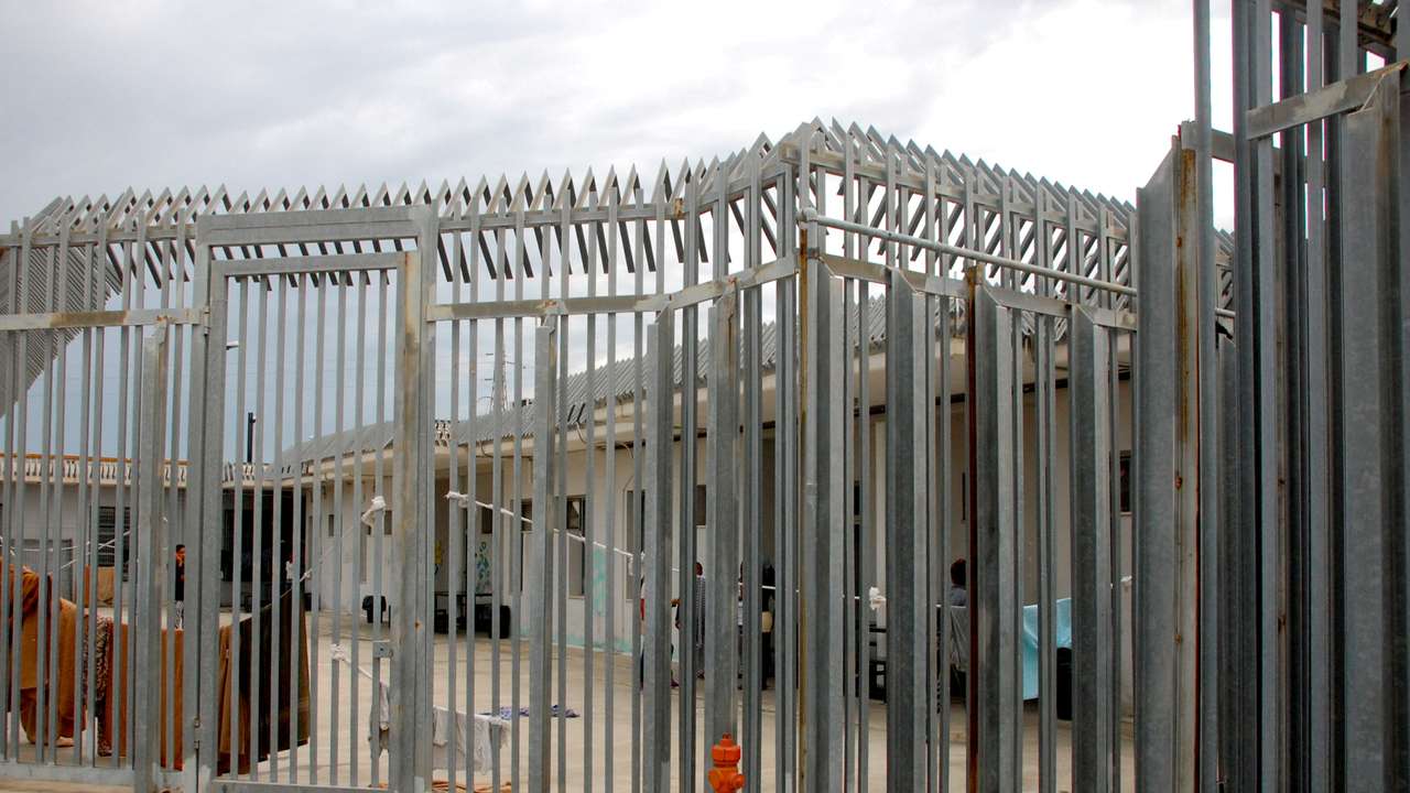 FILE PHOTO: The Ponte Galeria detention centre for migrants is seen near Rome