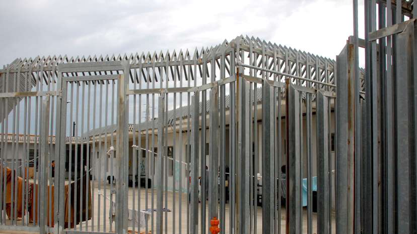 FILE PHOTO: The Ponte Galeria detention centre for migrants is seen near Rome