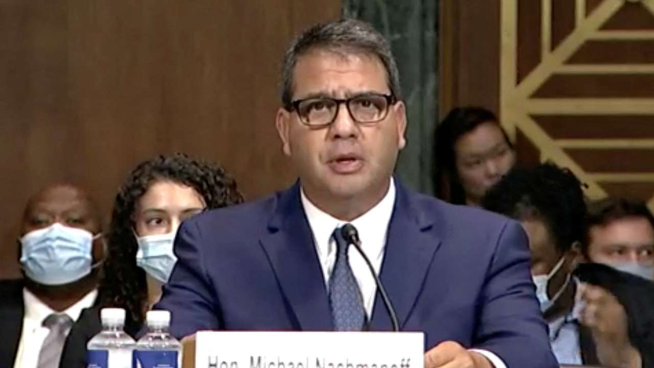 U.S. District Judge Nachmanoff testifies during 2021 Senate Judiciary Committee nomination hearing