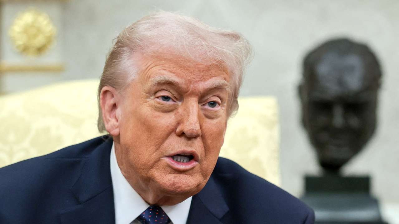 U.S. President Trump and German Chancellor Merz meet at the White House in Washington